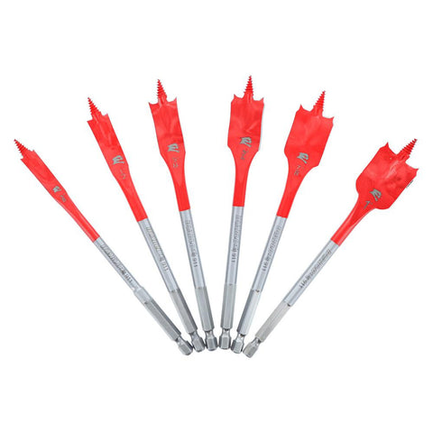 SPEEDemon High Carbon Steel Spade Bit Set (6-Piece)