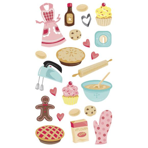 Baking Glitter Stickers SPSG053