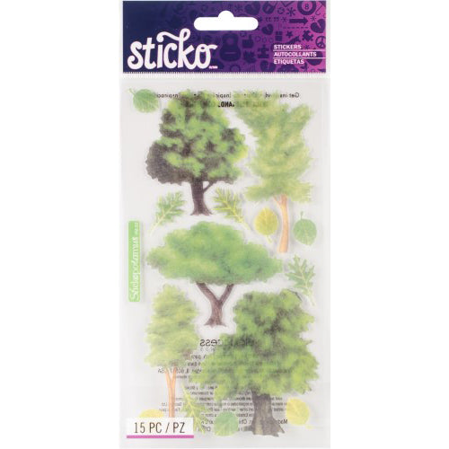 Trees Vellum Stickers SPVM33