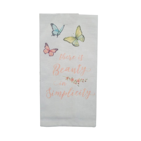 Summer Garden Butterfly Kitchen Towel TT24