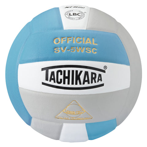 Volleyball, powder blue and sillver
