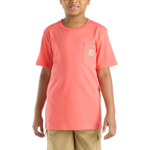 Salmon Boy's Short Sleeve Pocket T-Shirt CA6655