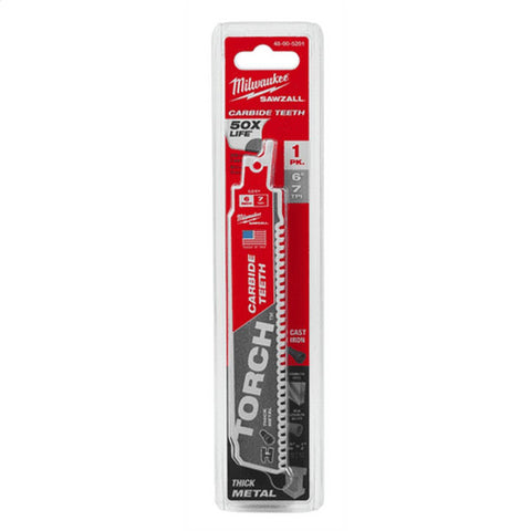 Sawzall Torch 7 Tpi 6  Carbide Blades - 1Pk