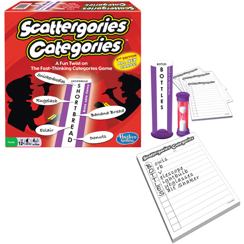 Hasbro Winning Moves Games Scattergories Categories 1142