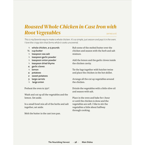 The Nourishing Harvest