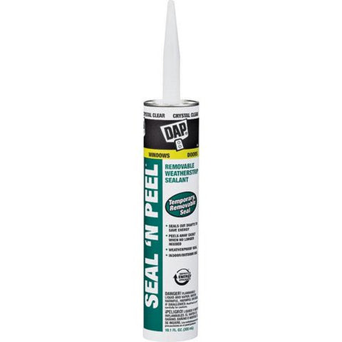 Seal N Peel Removable Caulk 10.1-Ounce