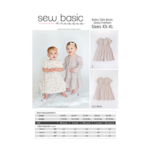 Baby Woven Dress Pattern