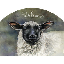Spring & Summer Outdoor Decor Plaque Sheep Black Faced