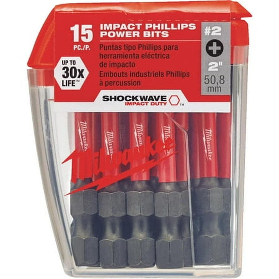 Milwaukee Shockwave 2 Power Bits P2 15Pk – Good's Store Online