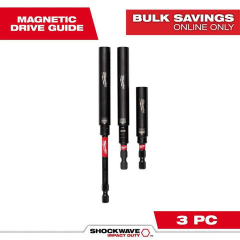 Shockwave 3Pc Impact Magnetic Drive Guide Set