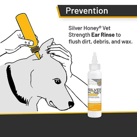 Silver Honey Rapid Ear Care Vet Strength Ear Rinse