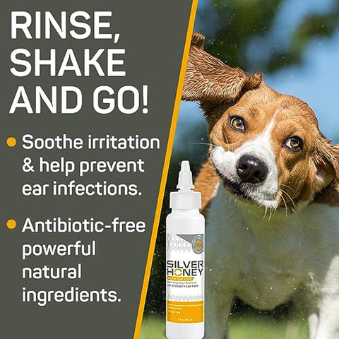 Silver Honey Rapid Ear Care Vet Strength Ear Rinse
