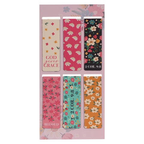 Simply Blessed Magnetic Bookmark Set MGB074 back