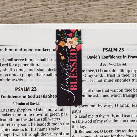 Simply Blessed Magnetic Bookmark Set MGB074 in Bible