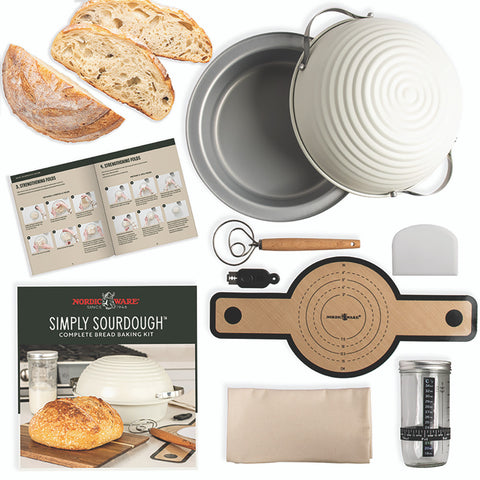 Basic 9 Piece Simply Sourdough Bread Baking Kit 42150