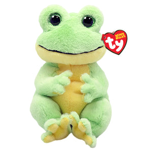 Soft, Stuffed, Colorful & Cuddly Green Frog with Button Eyes: Secret Hiding  Spot