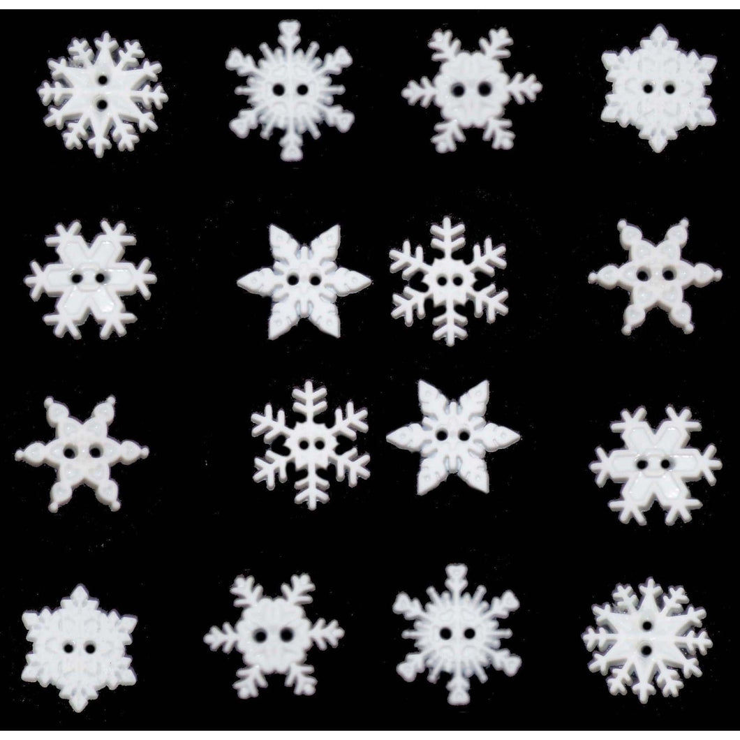 Sew Thru Snowflake Buttones