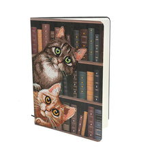 Cats in the Library Crystal Art Notebook Kit CA-60176 Finished