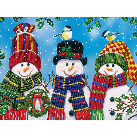 Snowy Afternoon Friends 300 PC EZ Grip Puzzle 31910 A