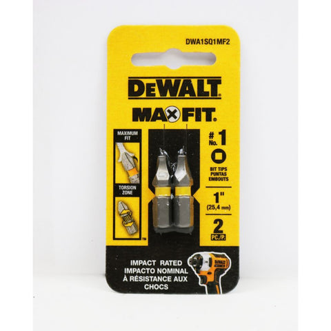 Square #1 X 1 in. L Screwdriver Bit Set Steel 2 Pk