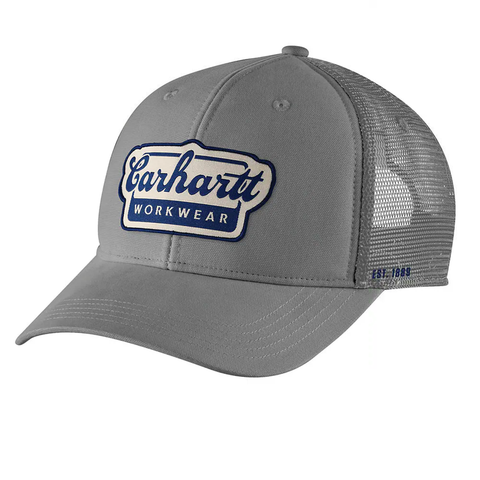 Steel Men's Rugged Flex Mesh-Back Script Patch Cap 106738