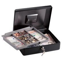 Steel Keyed Cash Box CB12ENGHRO B