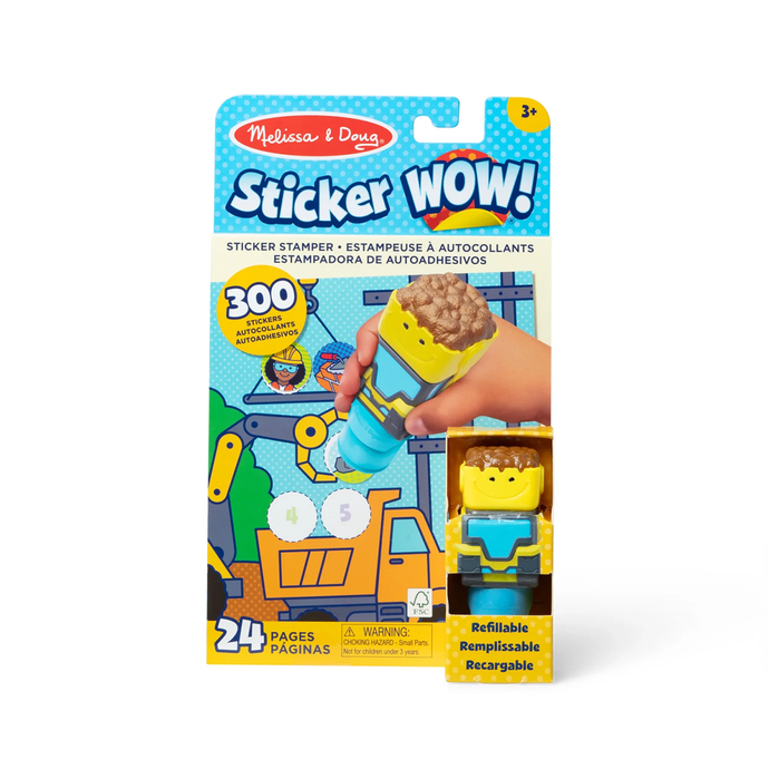 Sticker WOW! Activity Pad & Sticker Stamper - Bulldozer 50845 A