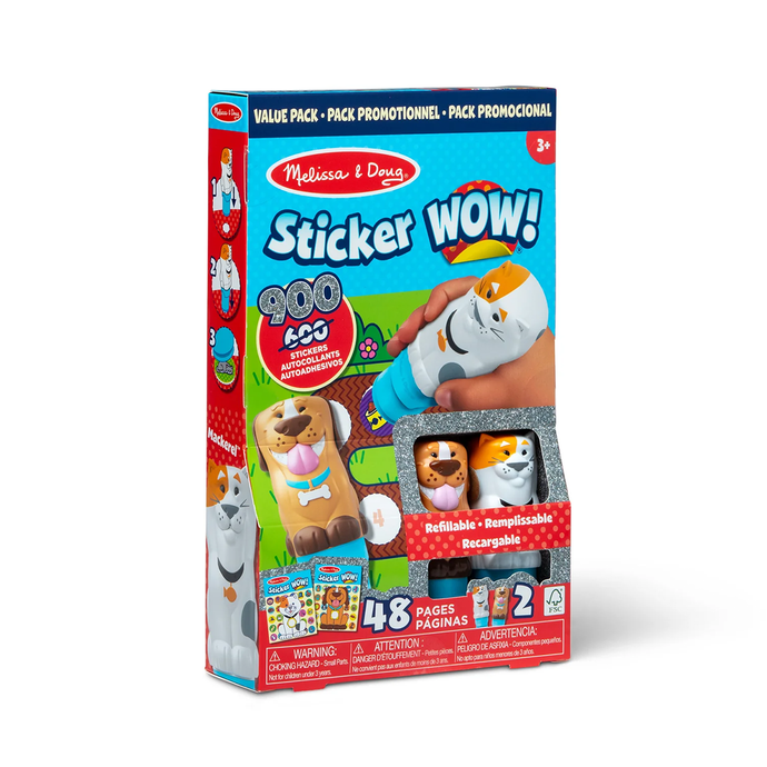 Sticker WOW! Activity Pads & Sticker Stampers VALUE PACK - Pets 32016 A