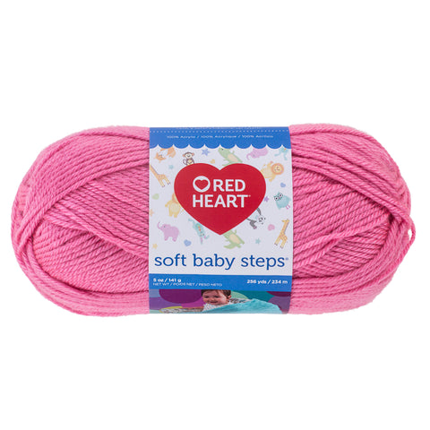 Strawberry pink Red Heart yarn.
