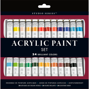 Studio Series Acrylic Paint Set, 24 Colors 321534