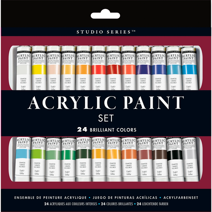 Studio Series Acrylic Paint Set, 24 Colors 321534