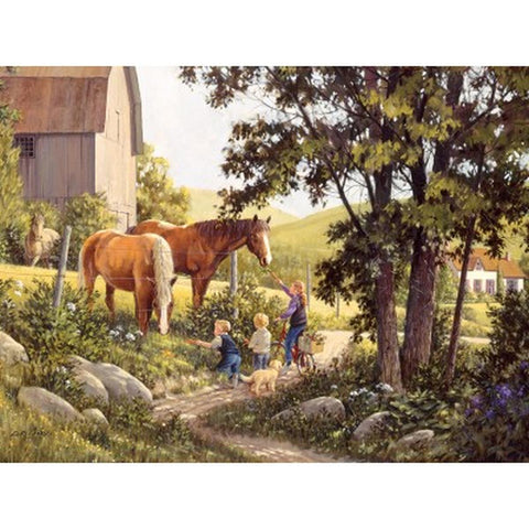 Summer Horses 500 Piece Jigsaw Puzzle 85038
