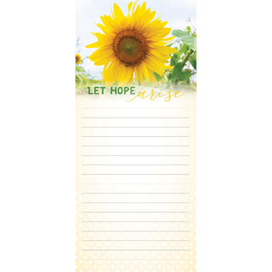 Sunflower Magnetic Notepad 97928