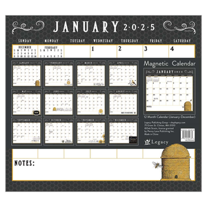 Sweet As a Bee Magnetic 2025 Desk Pad MCP93062