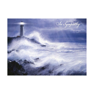 Sympathy Coastlines Boxed Cards front of card