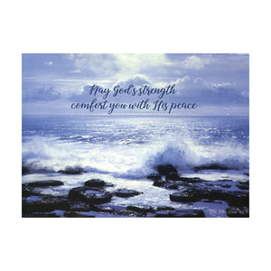 Sympathy Coastlines Boxed Cards front of card