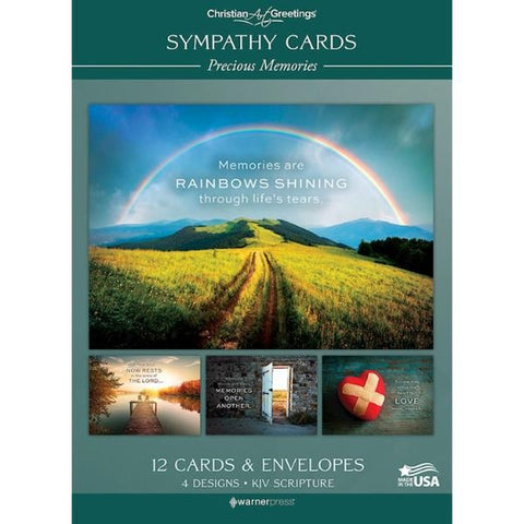 Sympathy Precious Memories Boxed Cards WPG4786