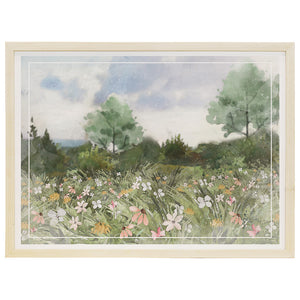 Floral Field Thin Frame Art TFR1105
