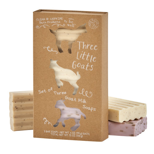 Gift set of goat's milk soap bars