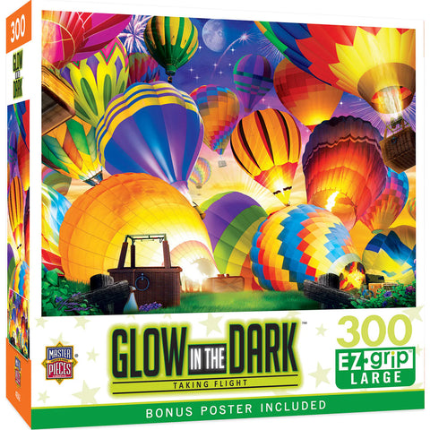 Taking Flight 300 PC Glow in the Dark Puzzle 32165 Front
