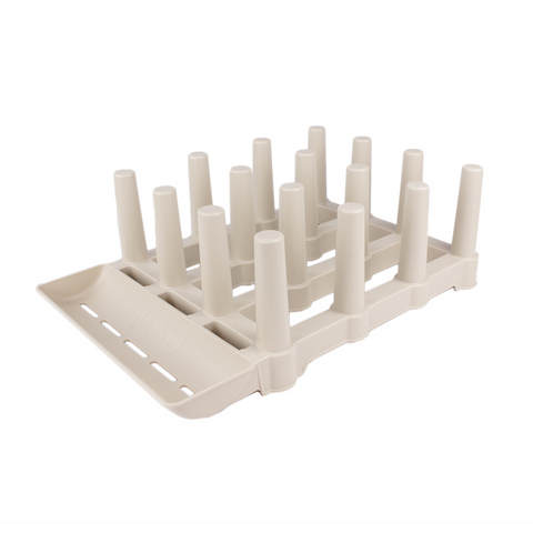 ESU Water Bottle Drying Rack in tan