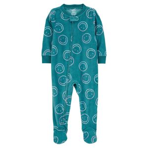 Teal Baby Girls' 1-Piece Fleece Pajamas 1R934