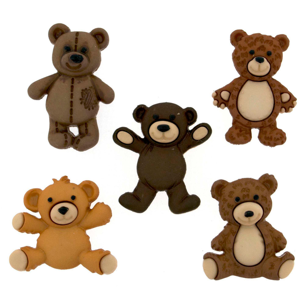 Teddy Bear shank buttons