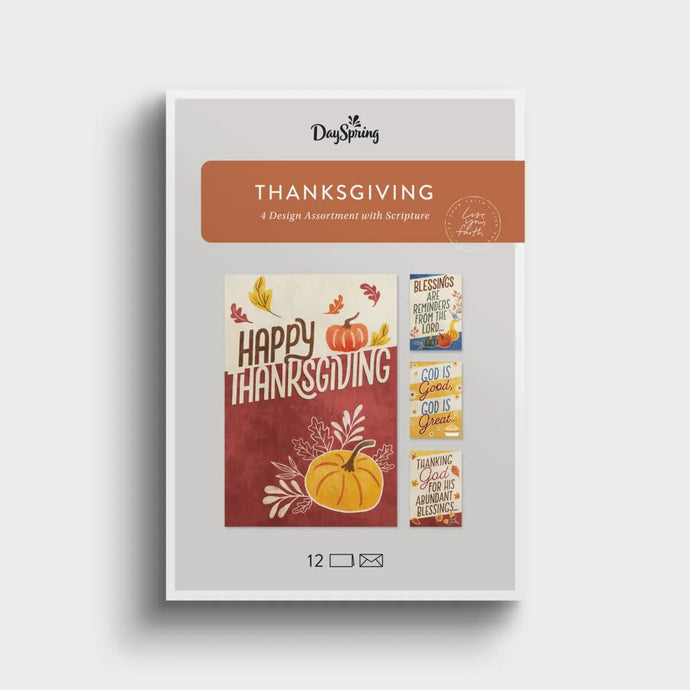 Thanksgiving Blessings Boxed Cards U1616