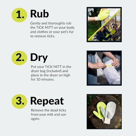 Tick Removal Glove for Humans & Pets