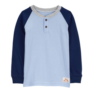 Toddler Boy's Raglan-Sleeve Henley Tee 2R5793