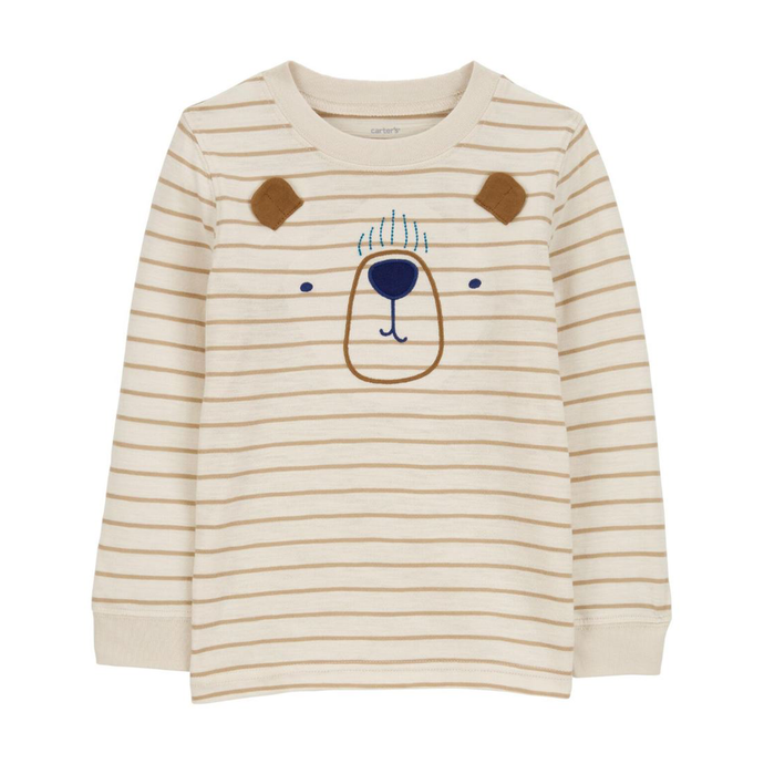 Toddler Boys' Bear Striped Graphic Tee 2S012610