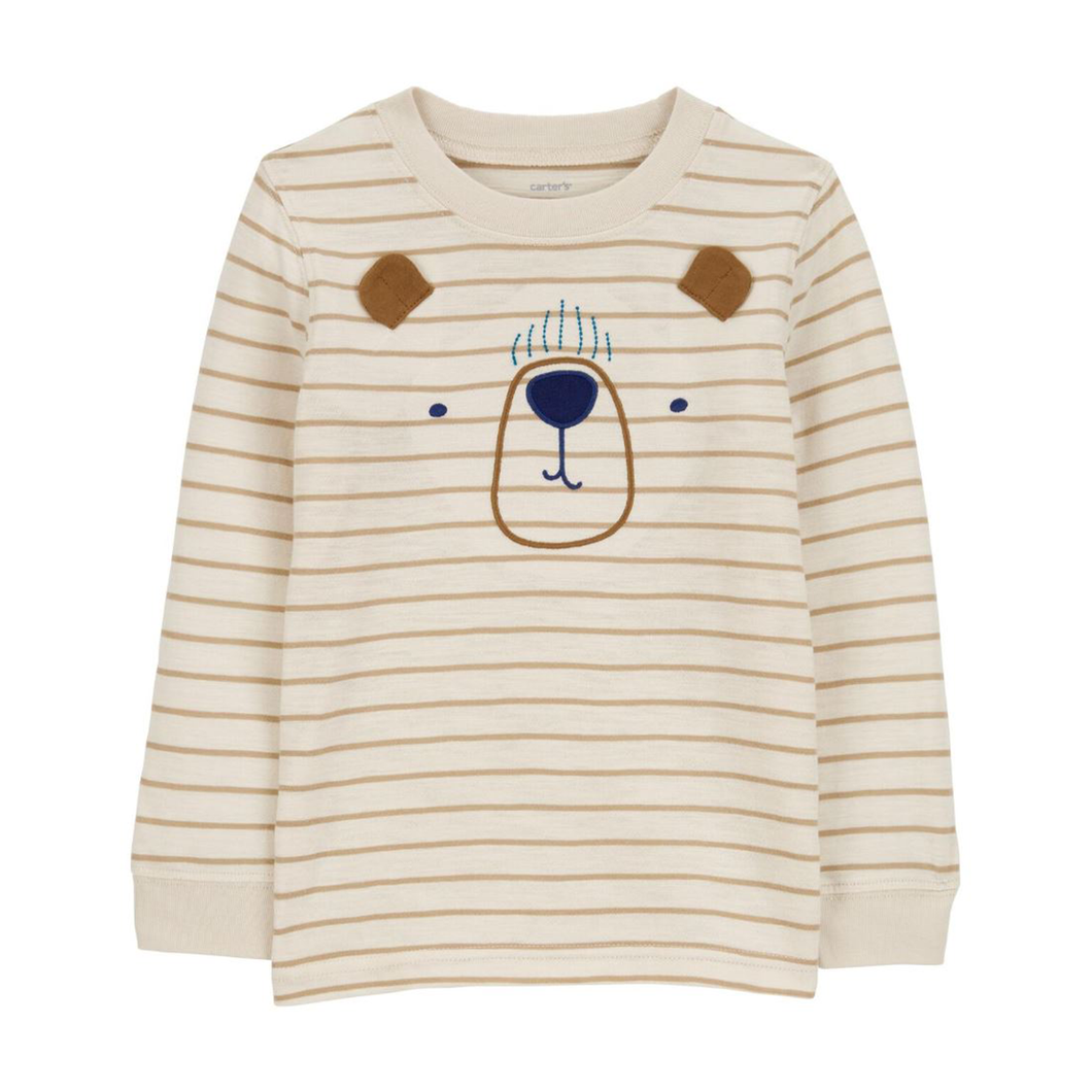 Toddler Boys' Bear Striped Graphic Tee 2S012610