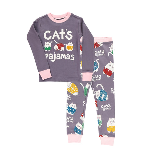 Toddler Girls' Cat's Pajamas Pajama Set KID556