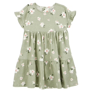 Toddler Girls' Floral Tiered Dress 2S404410